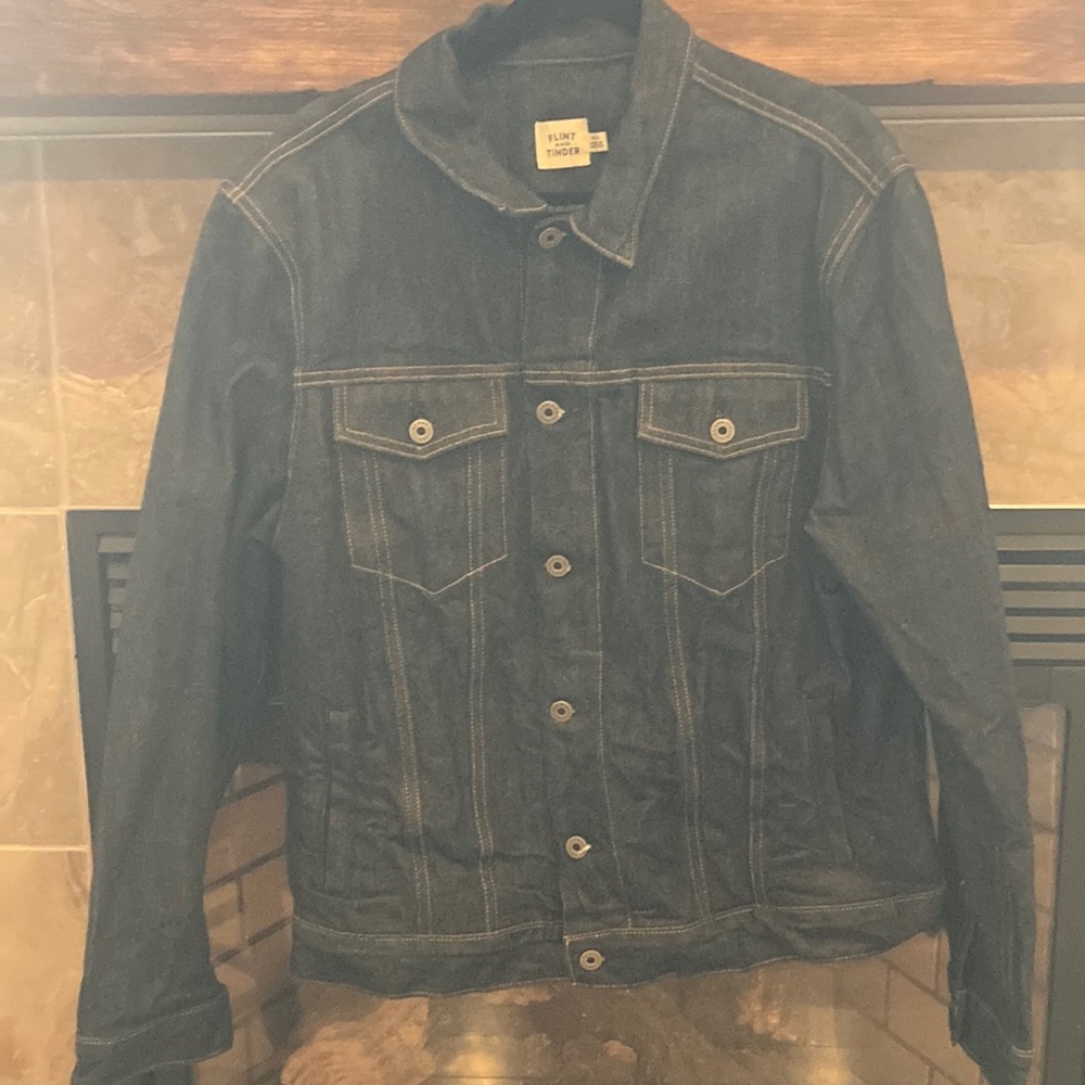 Dark Denim Jacket Flint & Tinder